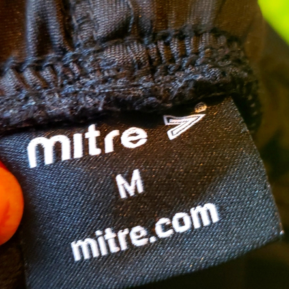 Mitre Mens Joggers Zip Pockets Zip Bottoms Lightweight Medium Drawstring